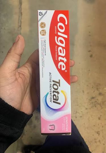 colgate total active  sensitive 150
