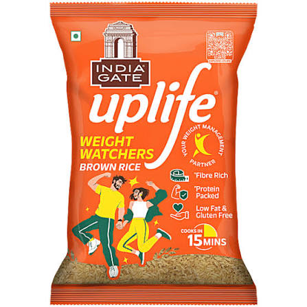 india gate uplife brown rice 1kg