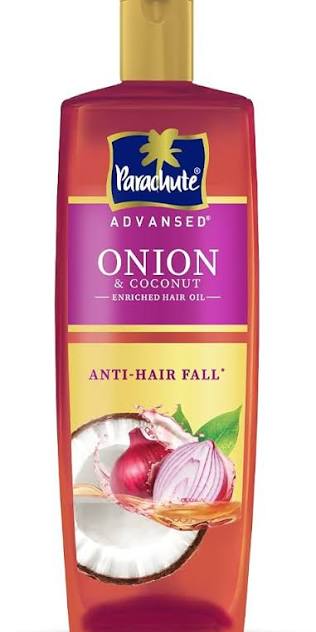Parachute  adv onion&coconut 119rs  200ml
